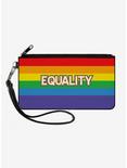Equality Stripe Canvas Zip Clutch Wallet, , hi-res