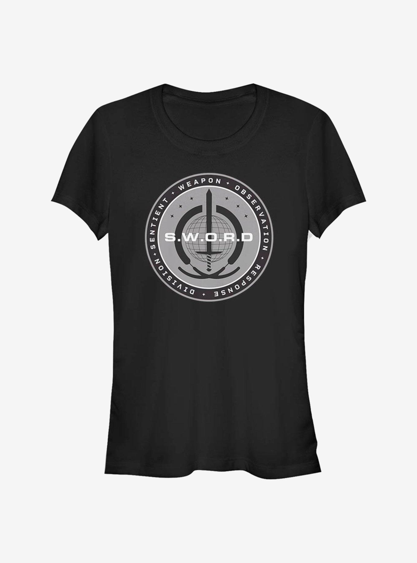 Marvel WandaVision S.W.O.R.D Logo Girls T-Shirt