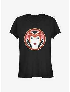 Marvel WandaVision Scarlet Witch Outline Girls T-Shirt, , hi-res