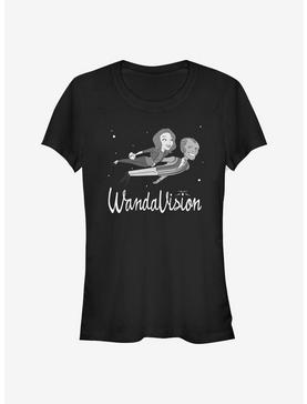 Marvel WandaVision Unusual Couple Flying Stars Girls T-Shirt, , hi-res