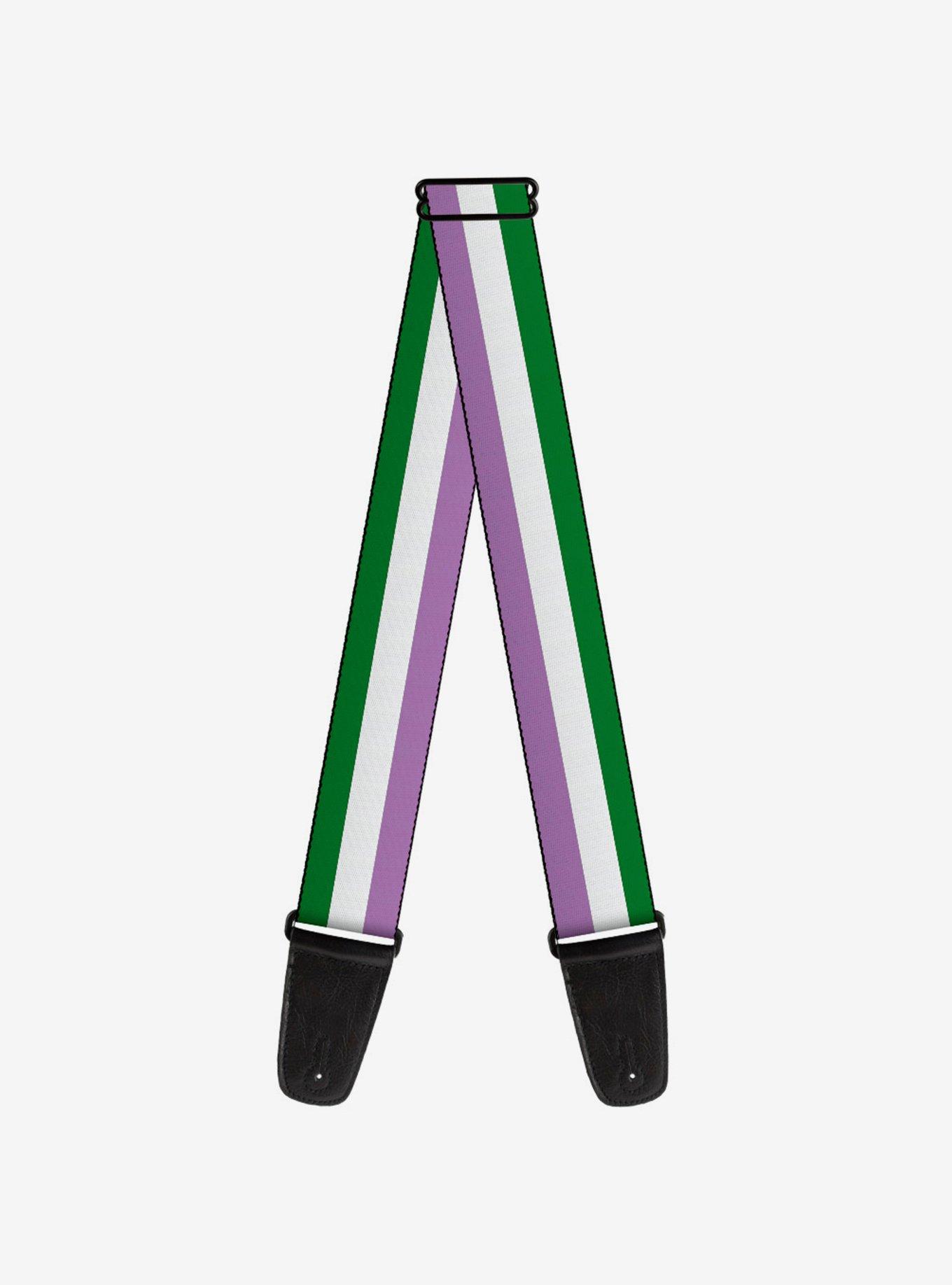 Genderqueer Flag Guitar Strap, , hi-res