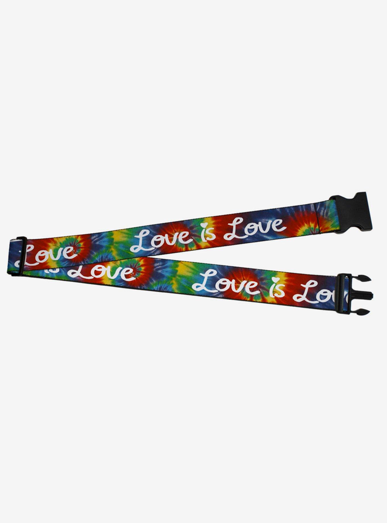 Love is Love Tie Dye Luggage Strap, , hi-res