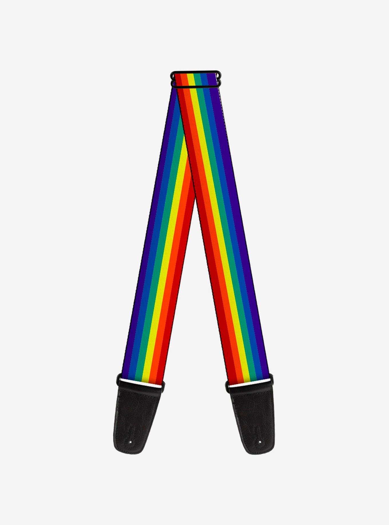 Rainbow Print Guitar Strap, , hi-res