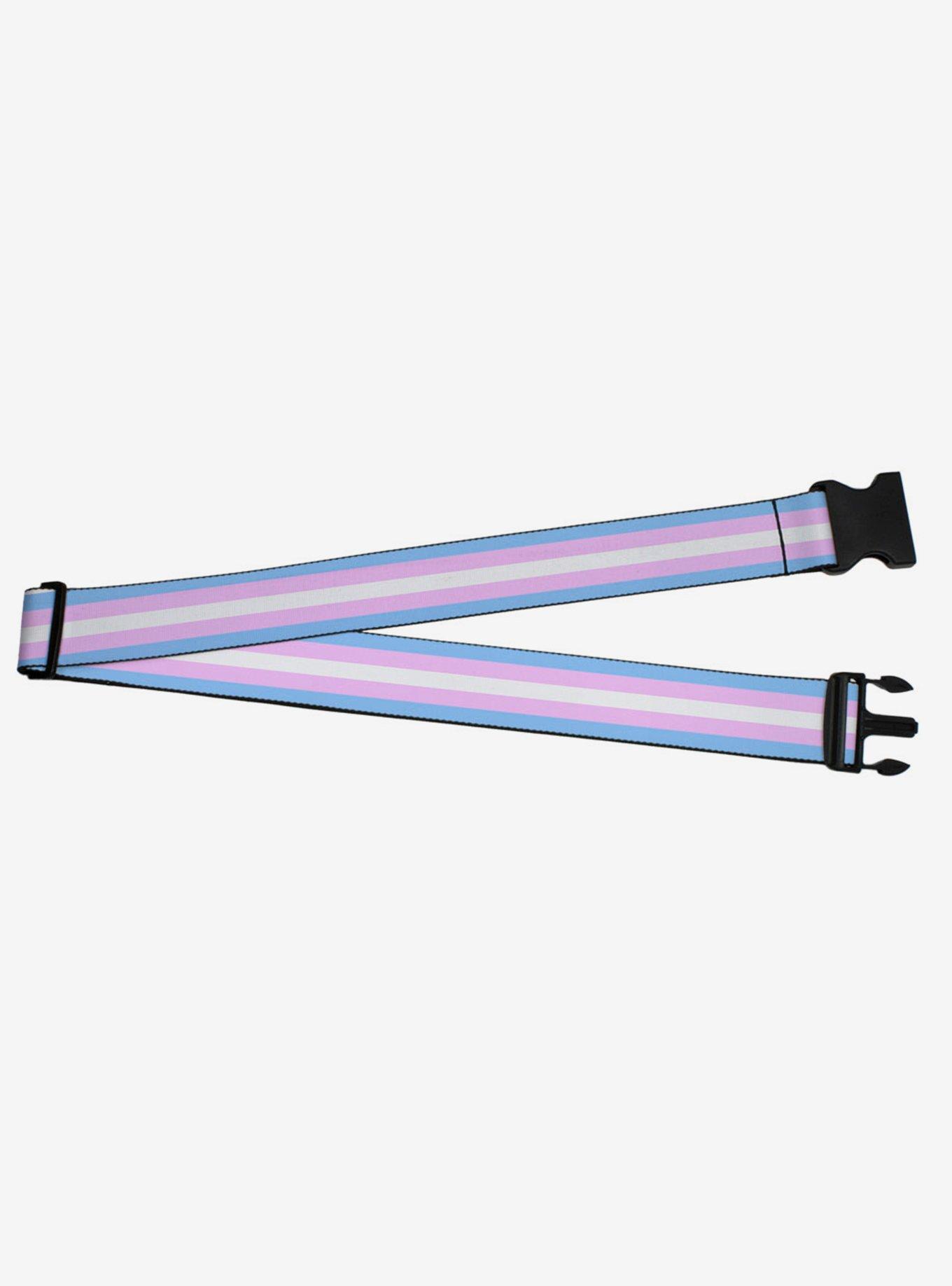Transgender Flag Luggage Strap, , hi-res