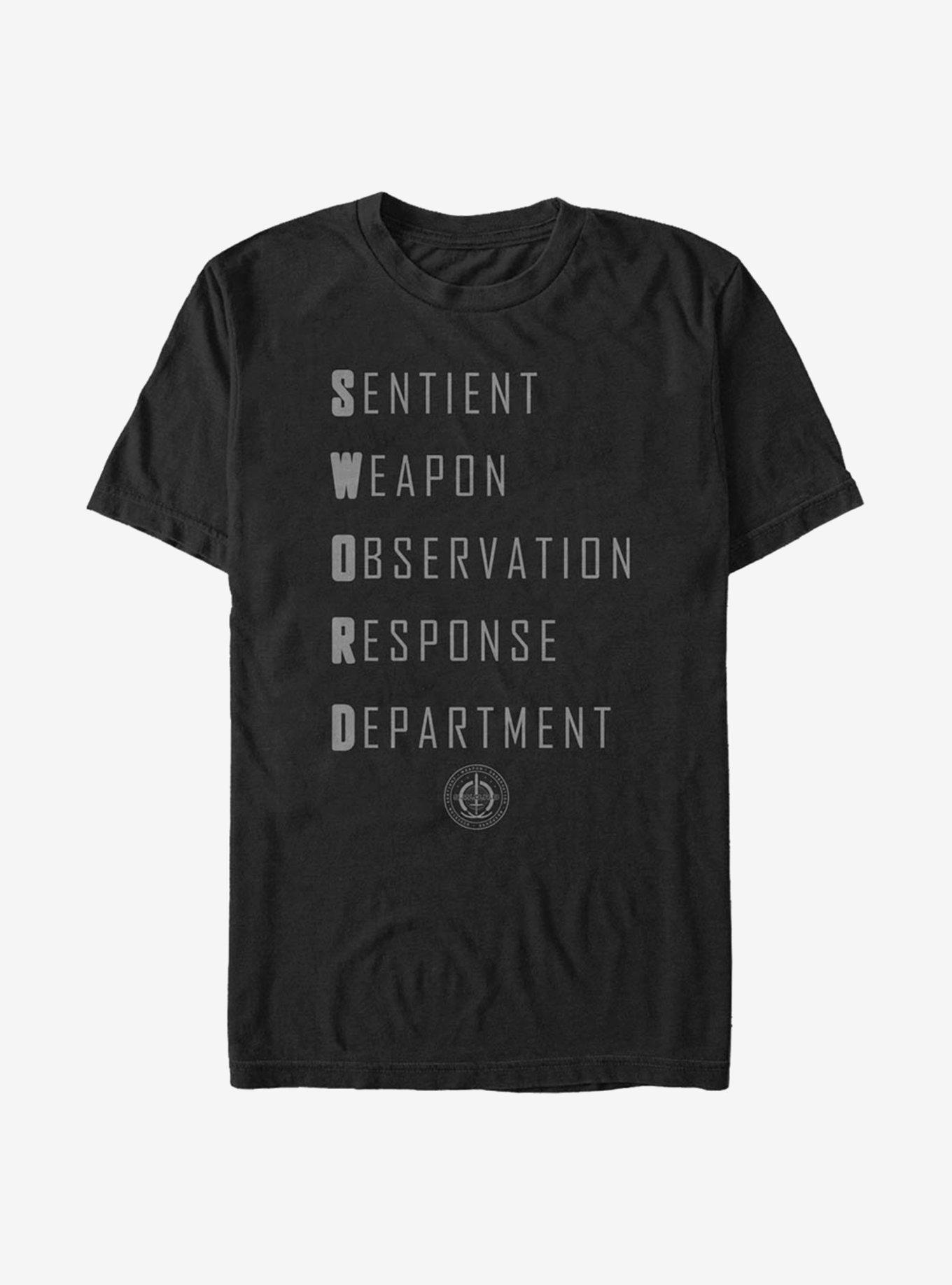 Marvel WandaVision S.W.O.R.D Acronym T-Shirt, BLACK, hi-res