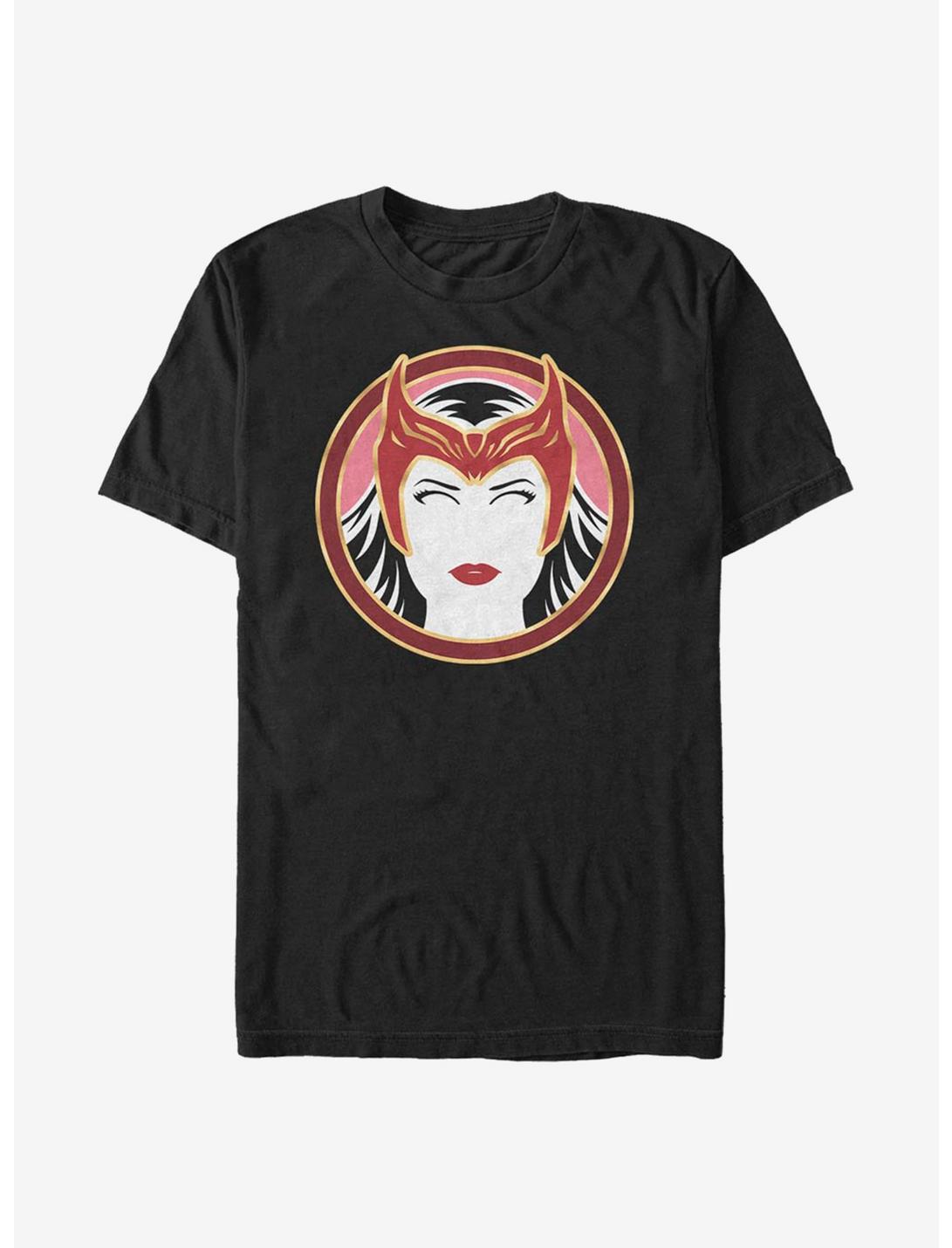 Marvel WandaVision Scarlet Witch Outline T-Shirt, BLACK, hi-res
