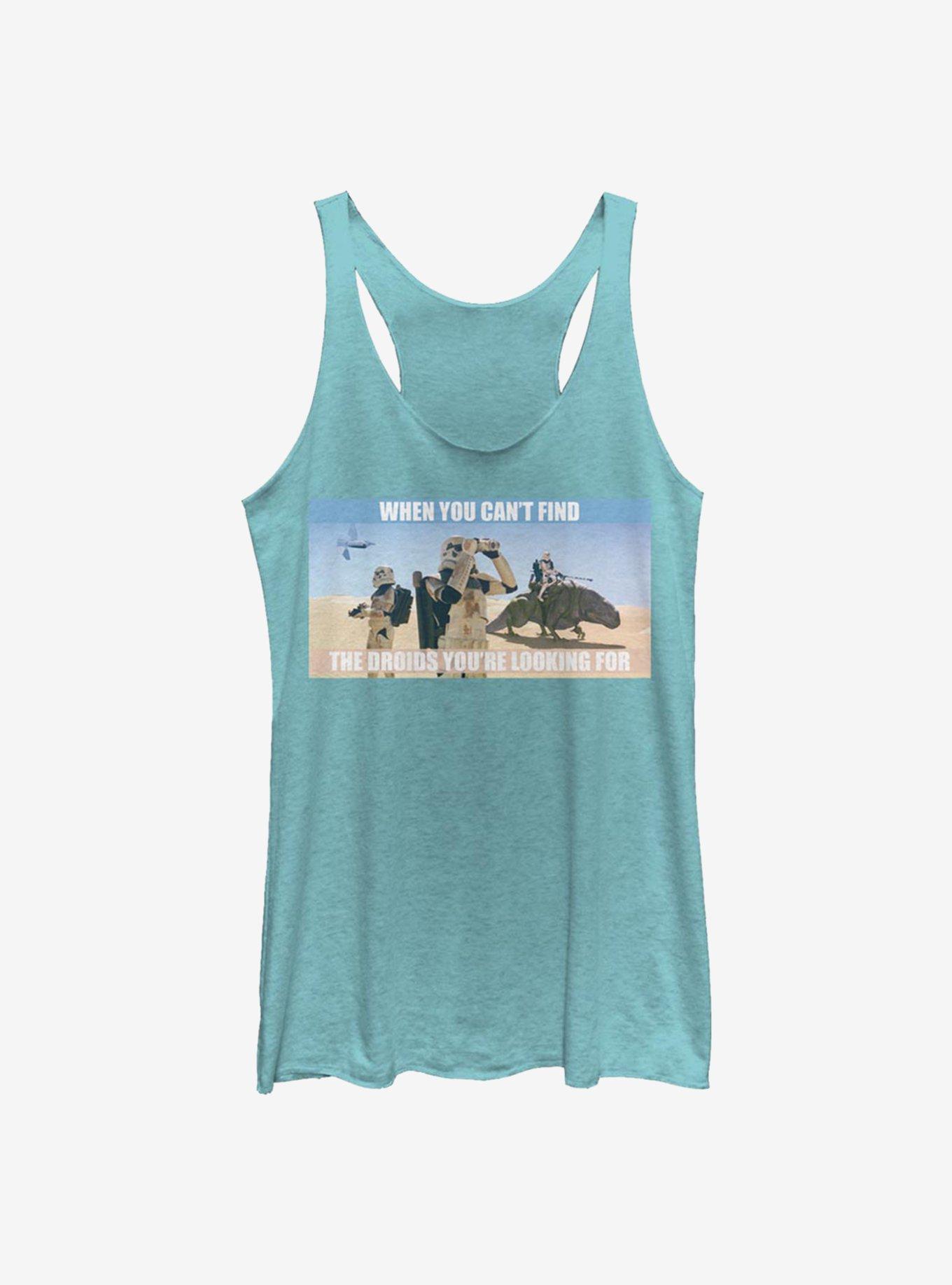 Star Wars Can't Find The Droids Girls Tank, TAHI BLUE, hi-res