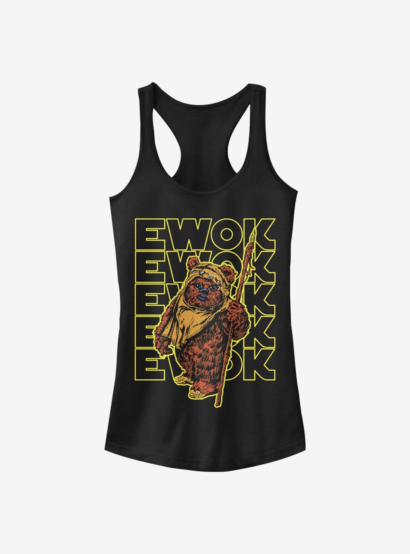 Star Wars Retro Ewok Name Girls Tank Top