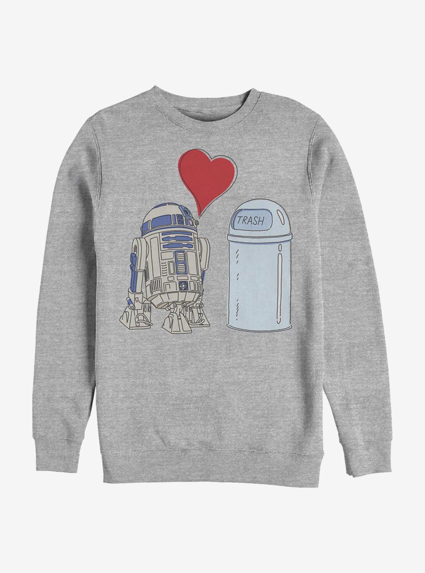 Star Wars R2 Trash Love Crew Sweatshirt, , hi-res
