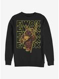 Star Wars Retro Ewok Name Sweatshirt, BLACK, hi-res