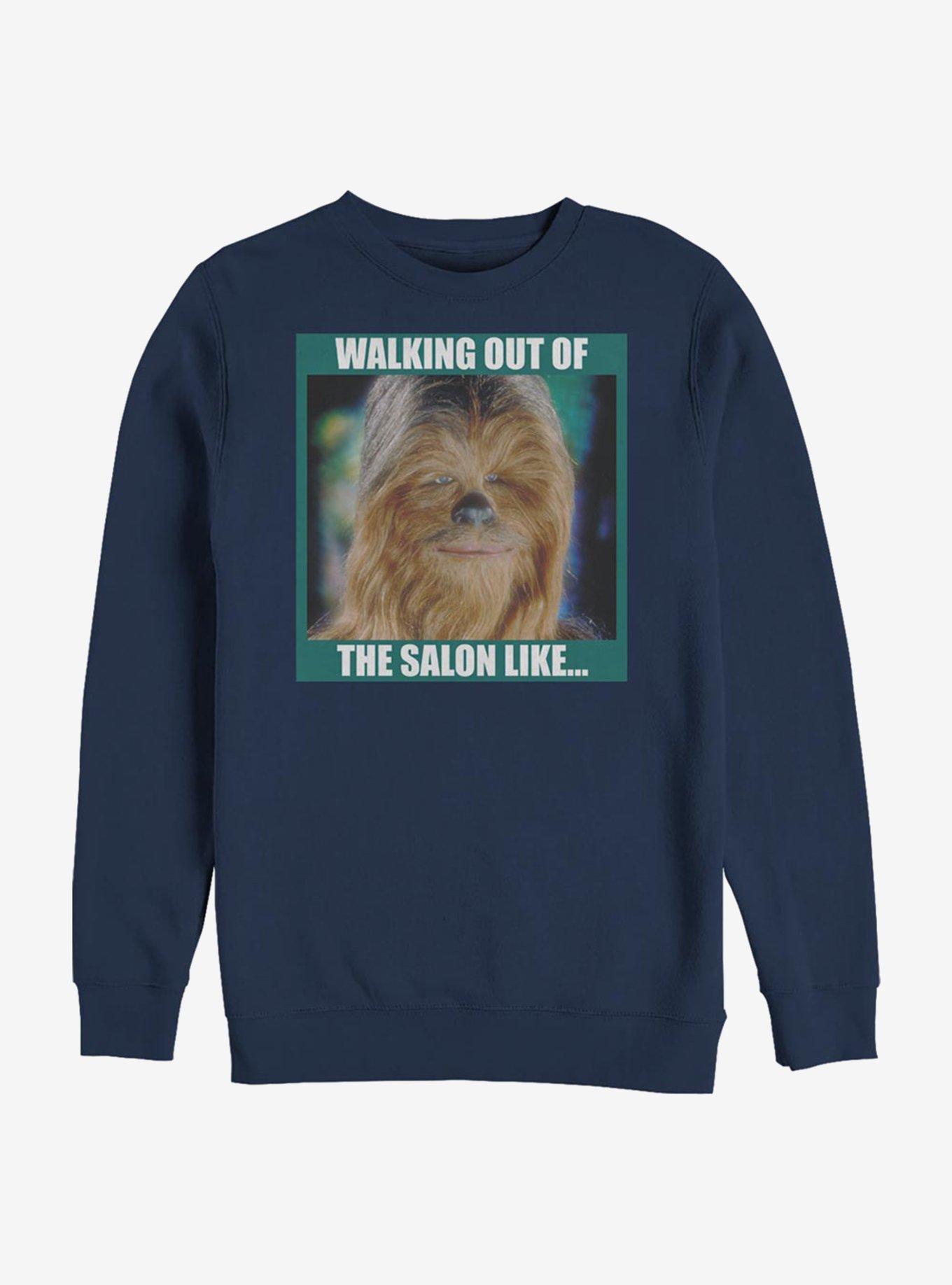 Star Wars Walking Out Of The Salon Crew Sweatshirt, , hi-res