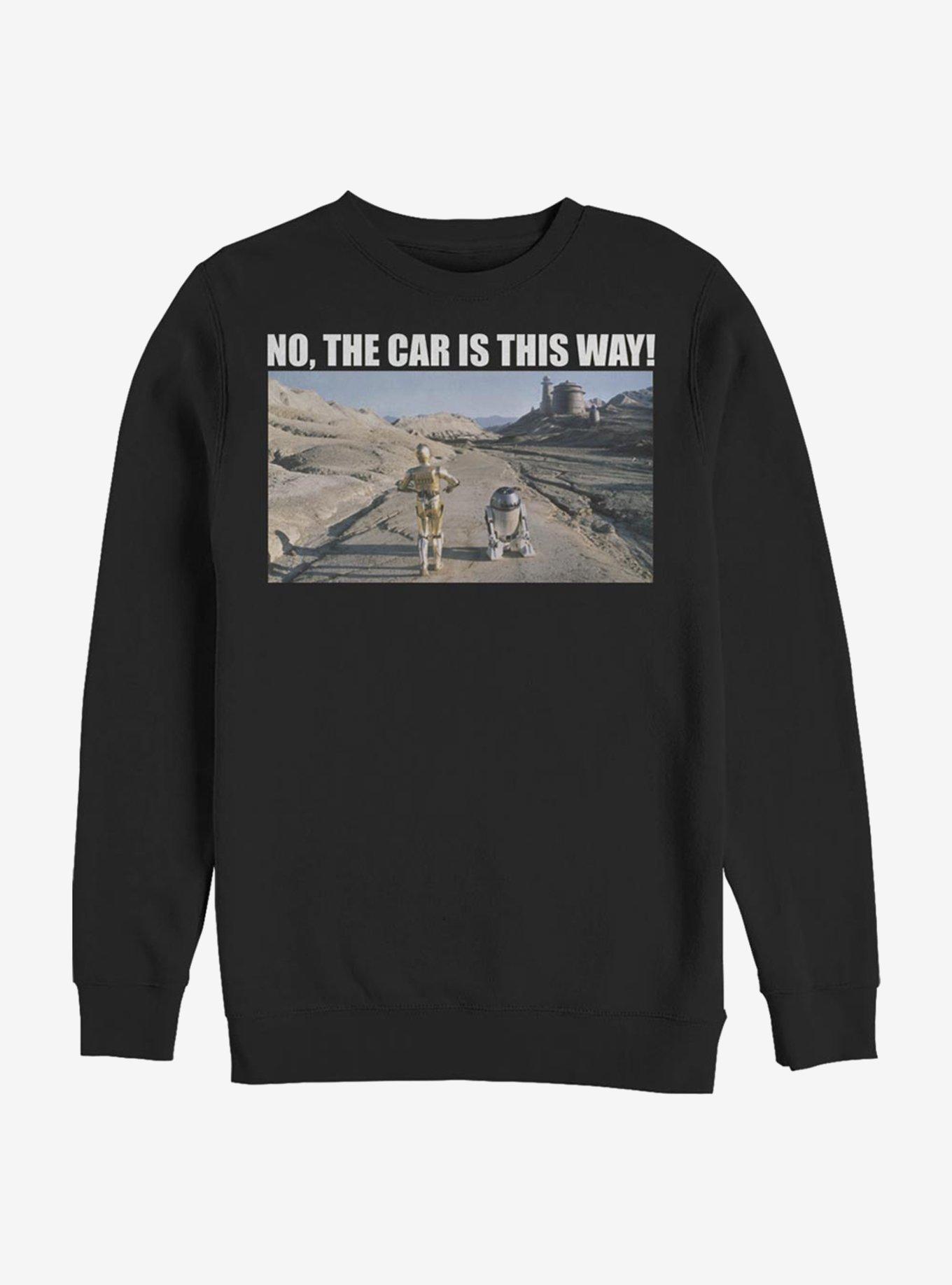 Star Wars Where's The Car Crew Sweatshirt, , hi-res