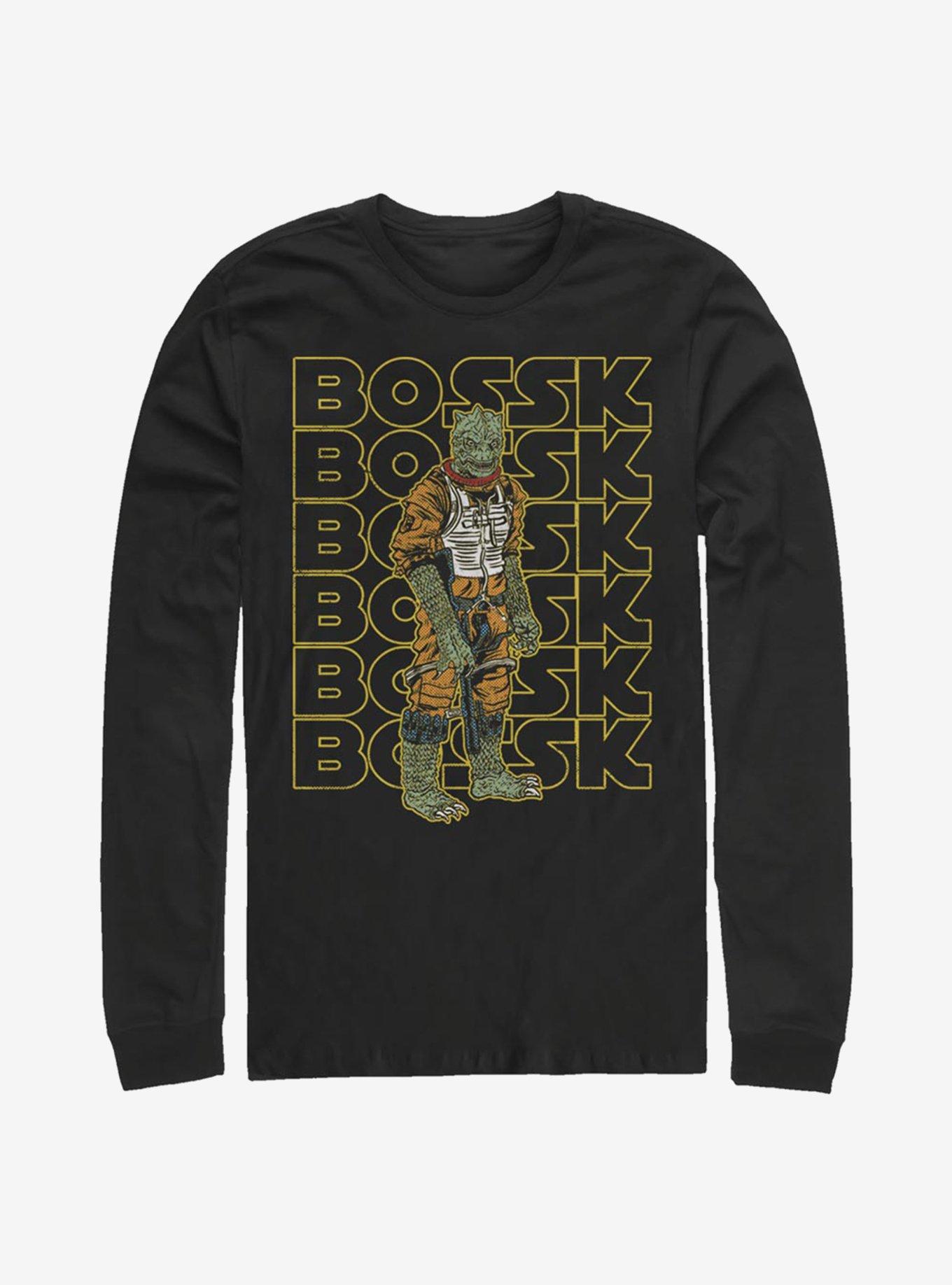 Star Wars Bossk Retro Name Long-Sleeve T-Shirt, , hi-res
