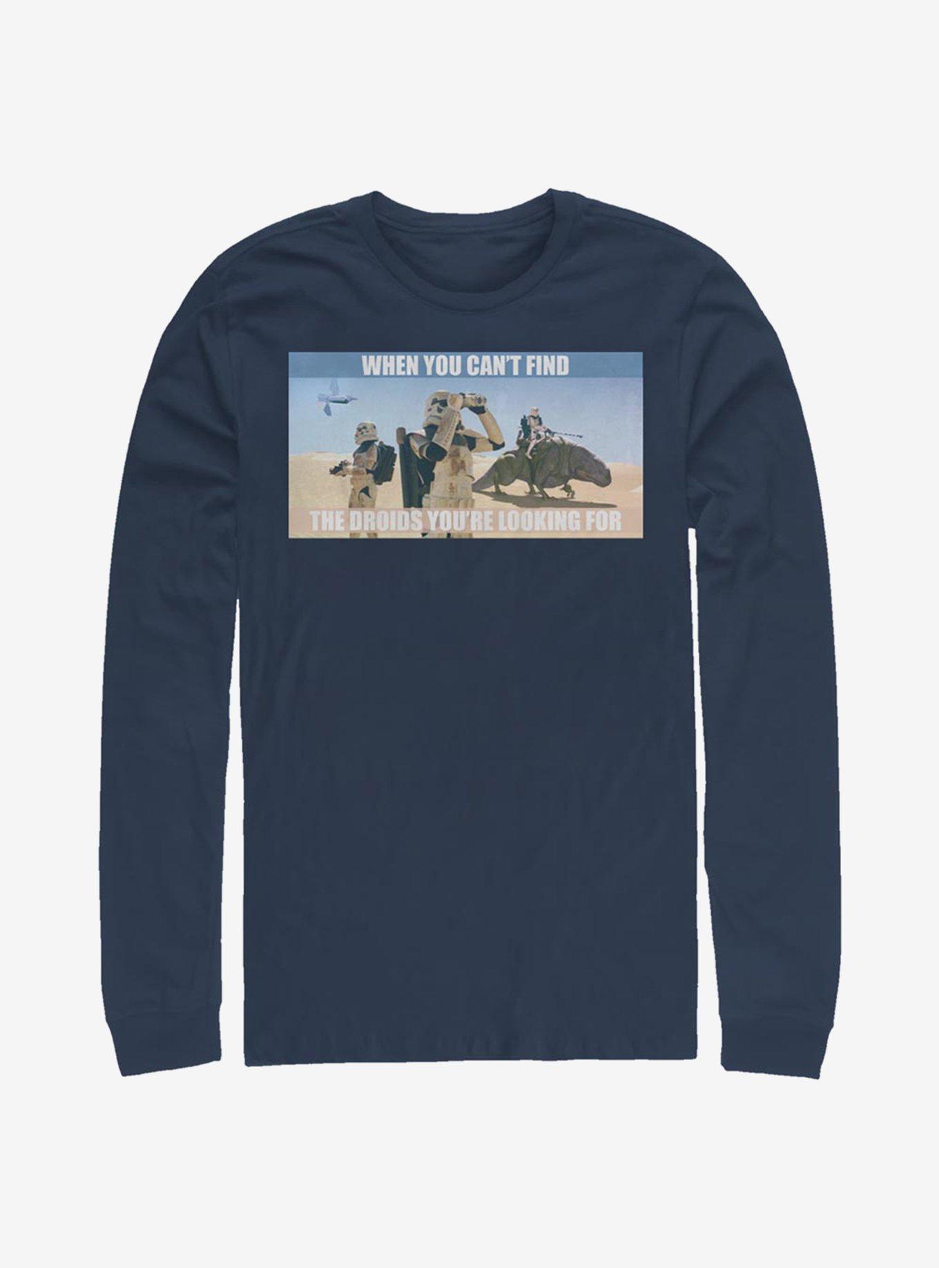 Star Wars Can't Find The Droids Long-Sleeve T-Shirt, , hi-res