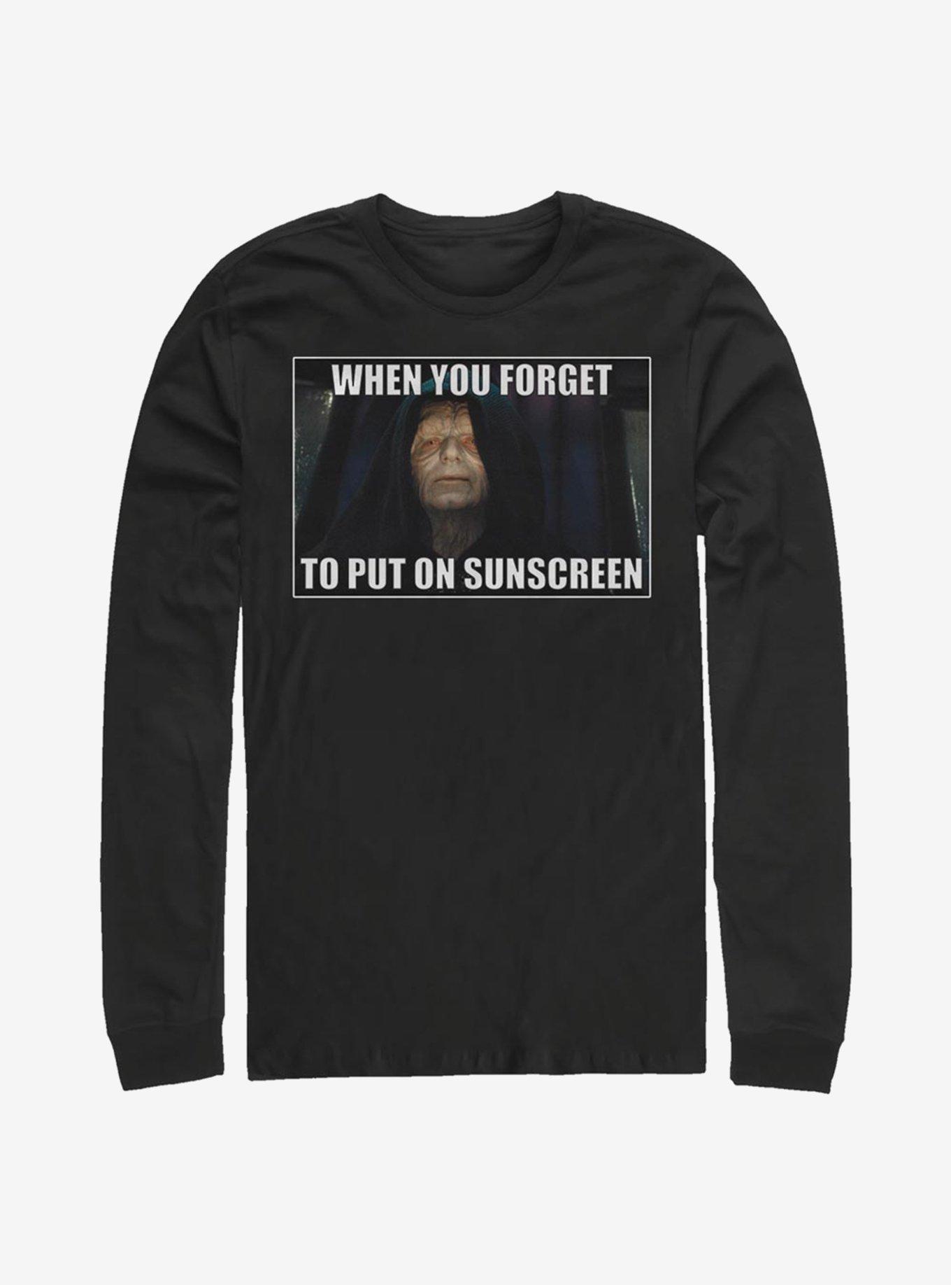 Star Wars Forget To Put On Sunscreen Long-Sleeve T-Shirt