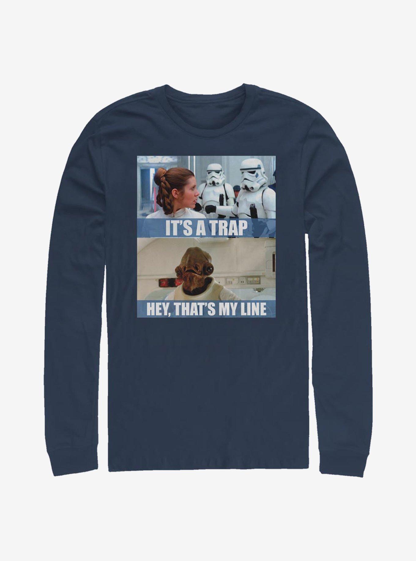 Star Wars It'S A Trap Long-Sleeve T-Shirt, , hi-res