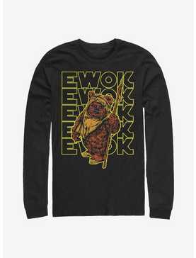 Star Wars Retro Ewok Name Long-Sleeve T-Shirt, , hi-res