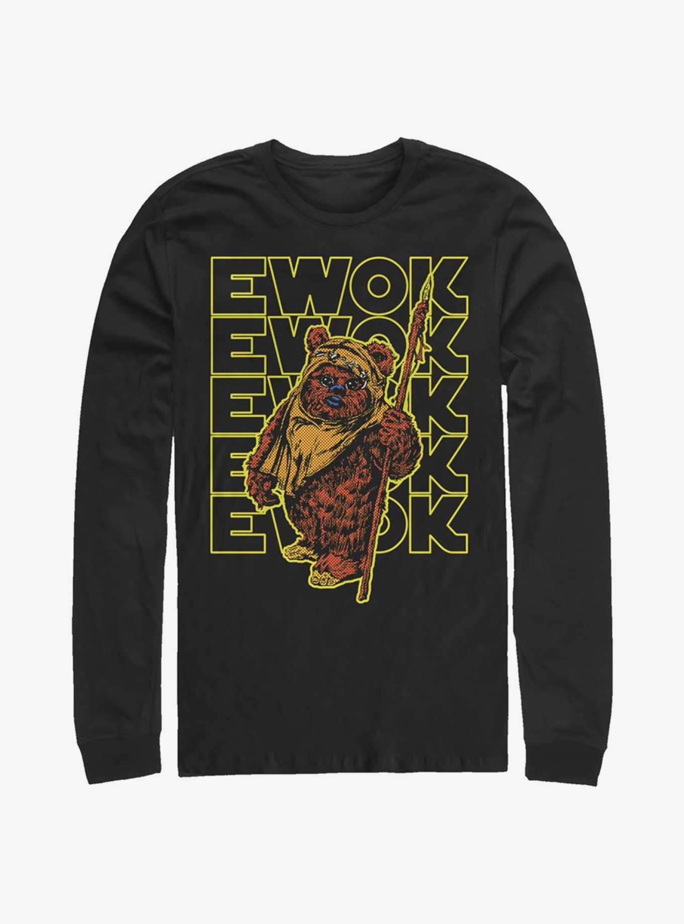 Star Wars Retro Ewok Name Long-Sleeve T-Shirt, , hi-res