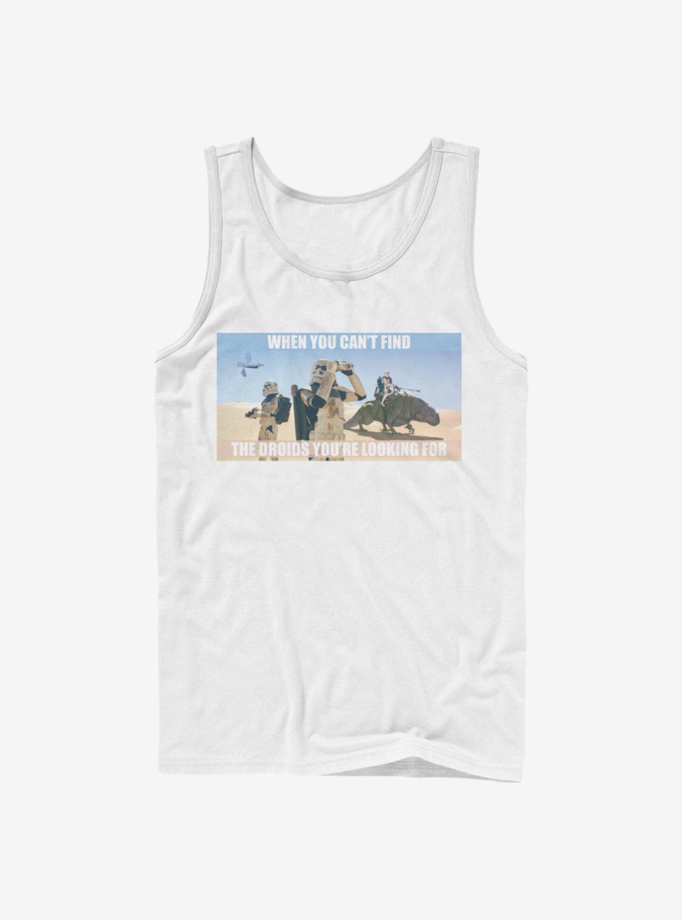 Star Wars Can't Find The Droids Tank, WHITE, hi-res
