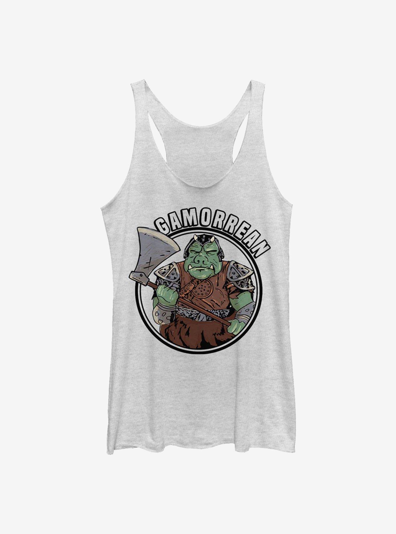 Star Wars Gamorrean Drawing Girls Tank, WHITE HTR, hi-res