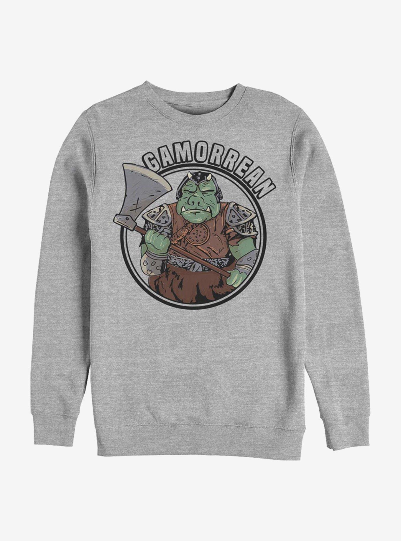 Star Wars Gamorrean Drawing Crew Sweatshirt, ATH HTR, hi-res