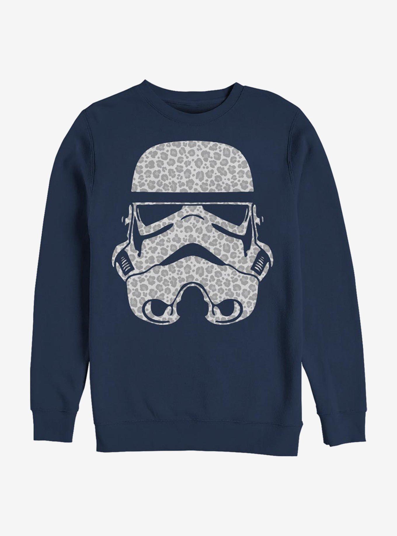 Star Wars Leopard Trooper Crew Sweatshirt, NAVY, hi-res