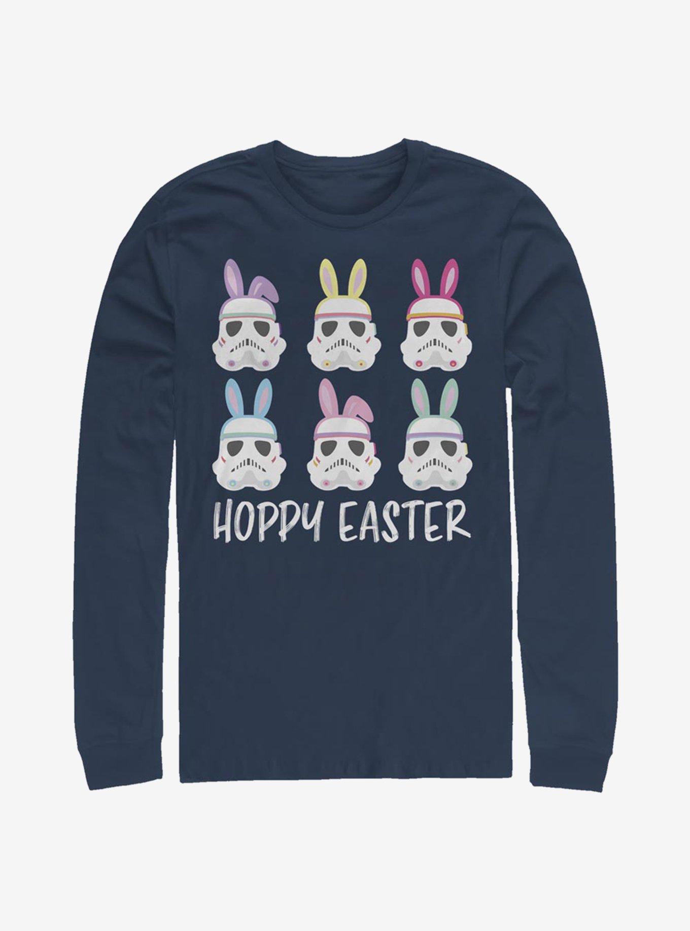 Star Wars Hoppy Stormtrooper Long-Sleeve T-Shirt, NAVY, hi-res
