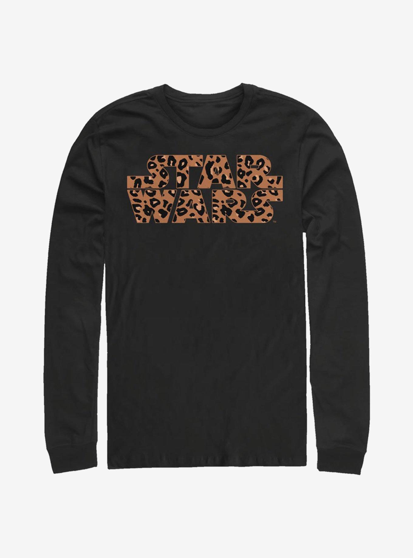 Star Wars Star Wars Logo Cheetah Fill Long-Sleeve T-Shirt, , hi-res