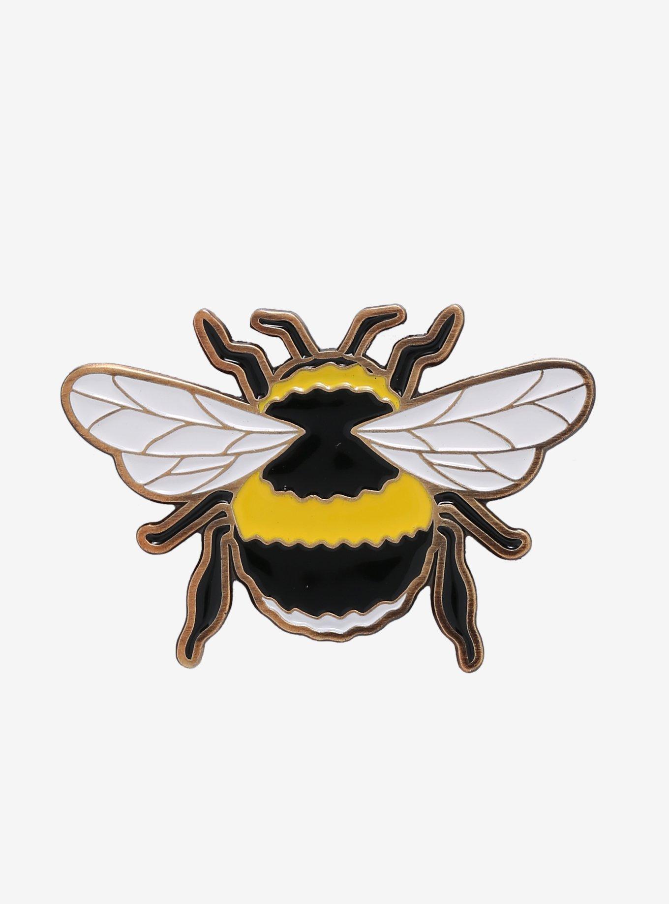 Bumble Bee Enamel Pin, , hi-res