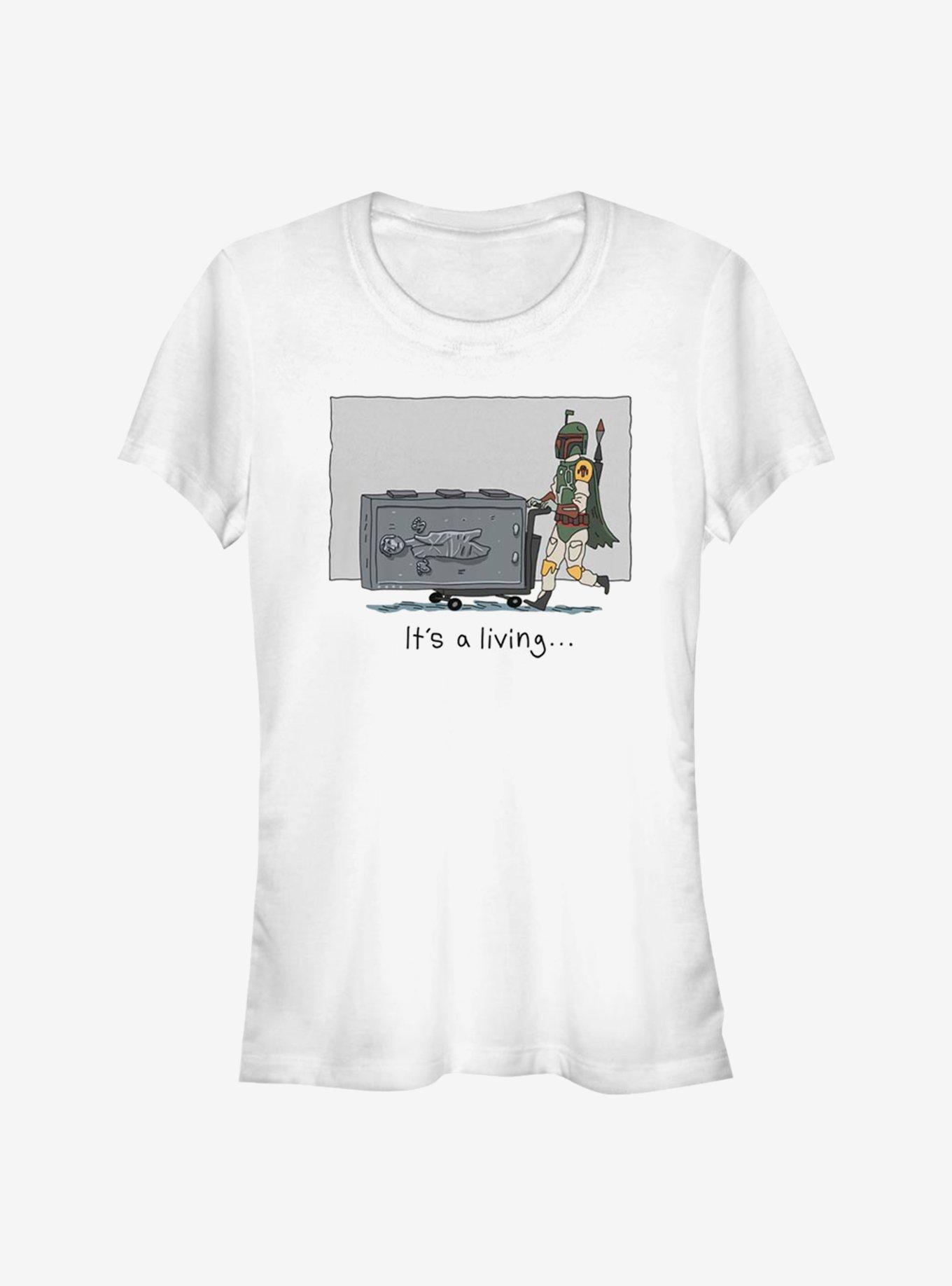 Star Wars It's A Living Girls T-Shirt, WHITE, hi-res