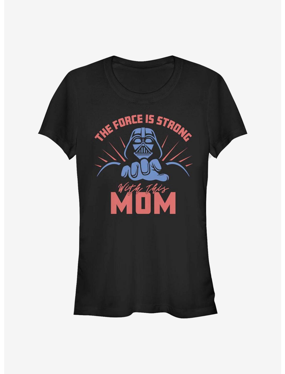 Star Wars Strong Mom Force Girls T-Shirt, BLACK, hi-res