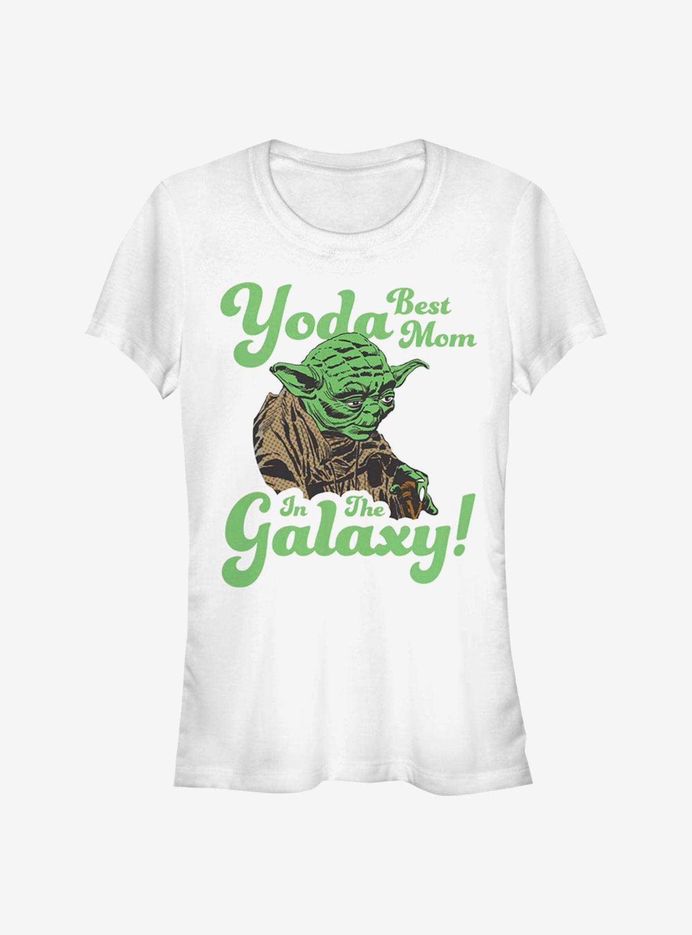 Star Wars Yoda Best Mom Girls T-Shirt, WHITE, hi-res
