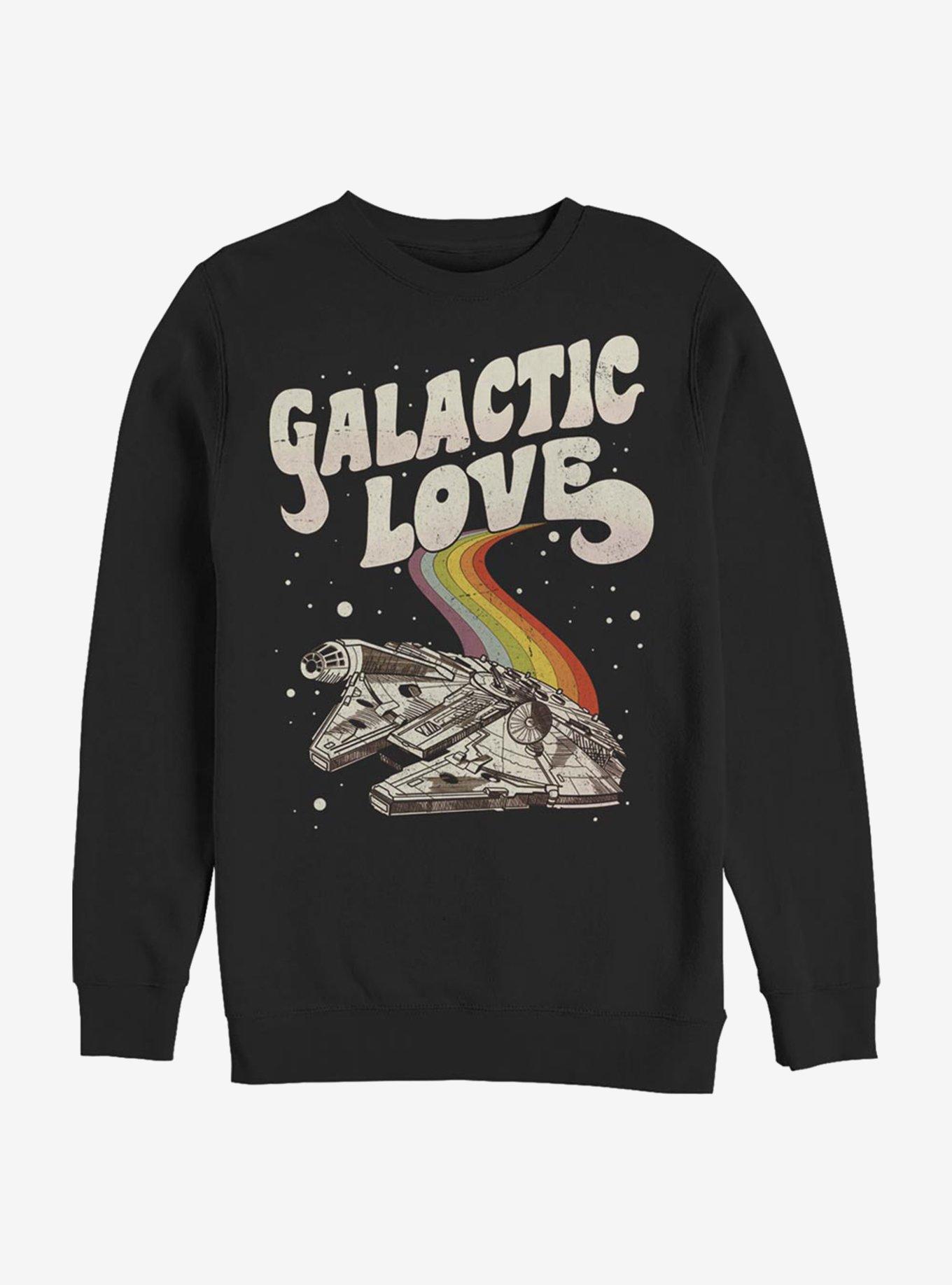 Star Wars Galactic Love Falcon Crew Sweatshirt, , hi-res