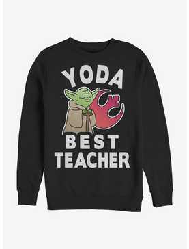 Star Wars Yoda Best Teacher Crew Sweatshirt, , hi-res