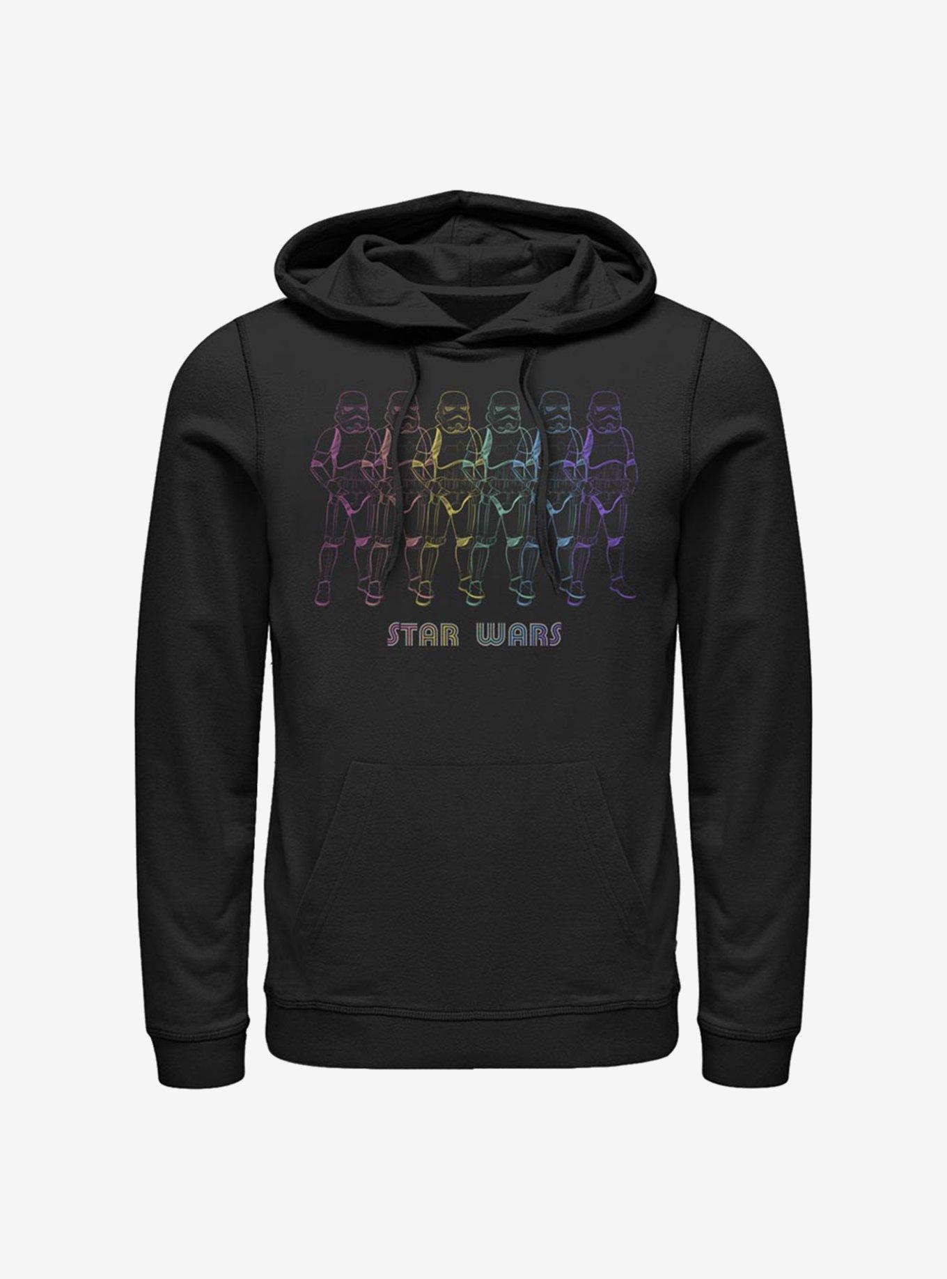 Star Wars Rainbow Line Stormtrooper Hoodie, BLACK, hi-res