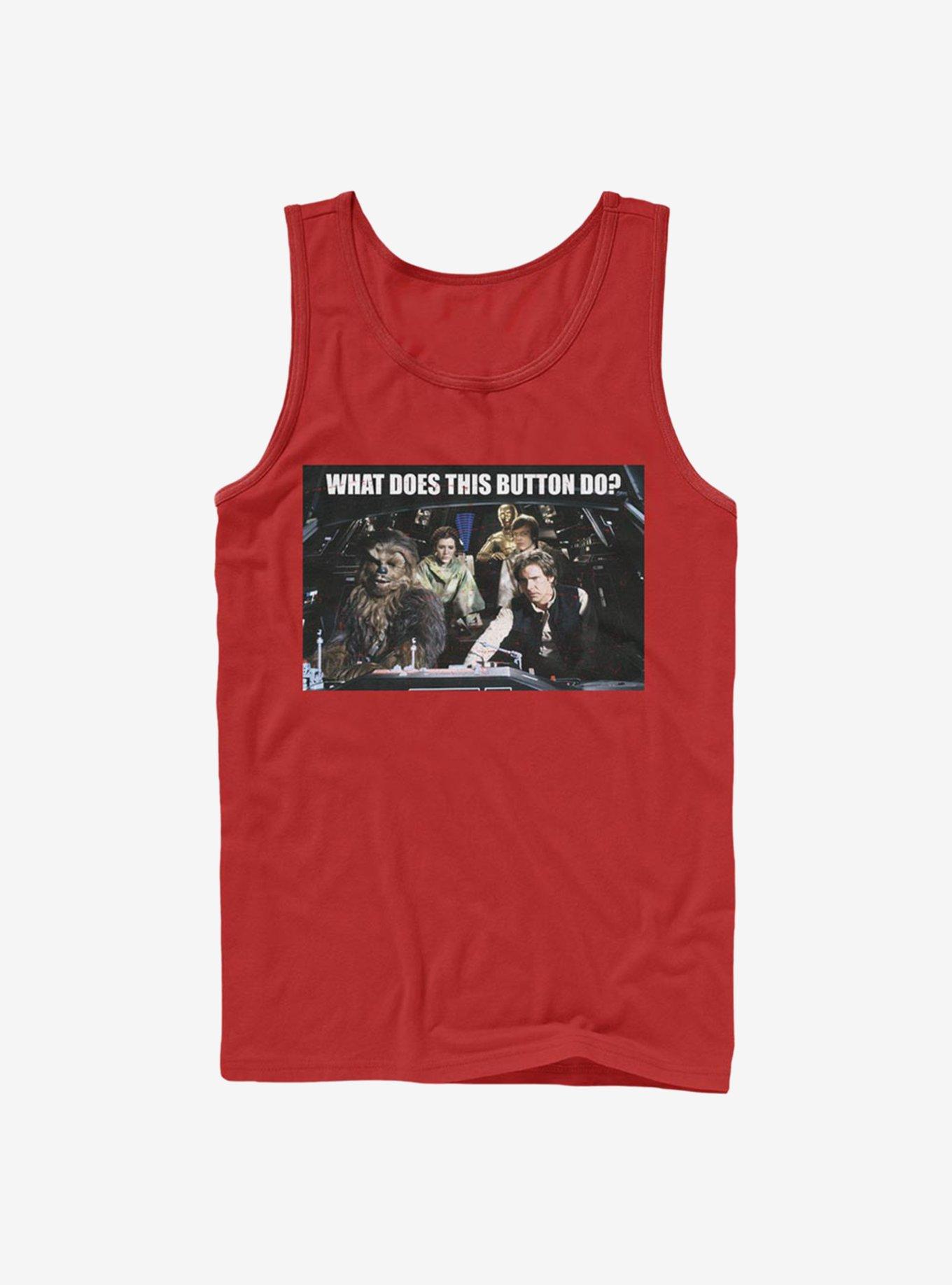 Star Wars Falcon Crew Button Tank, RED, hi-res