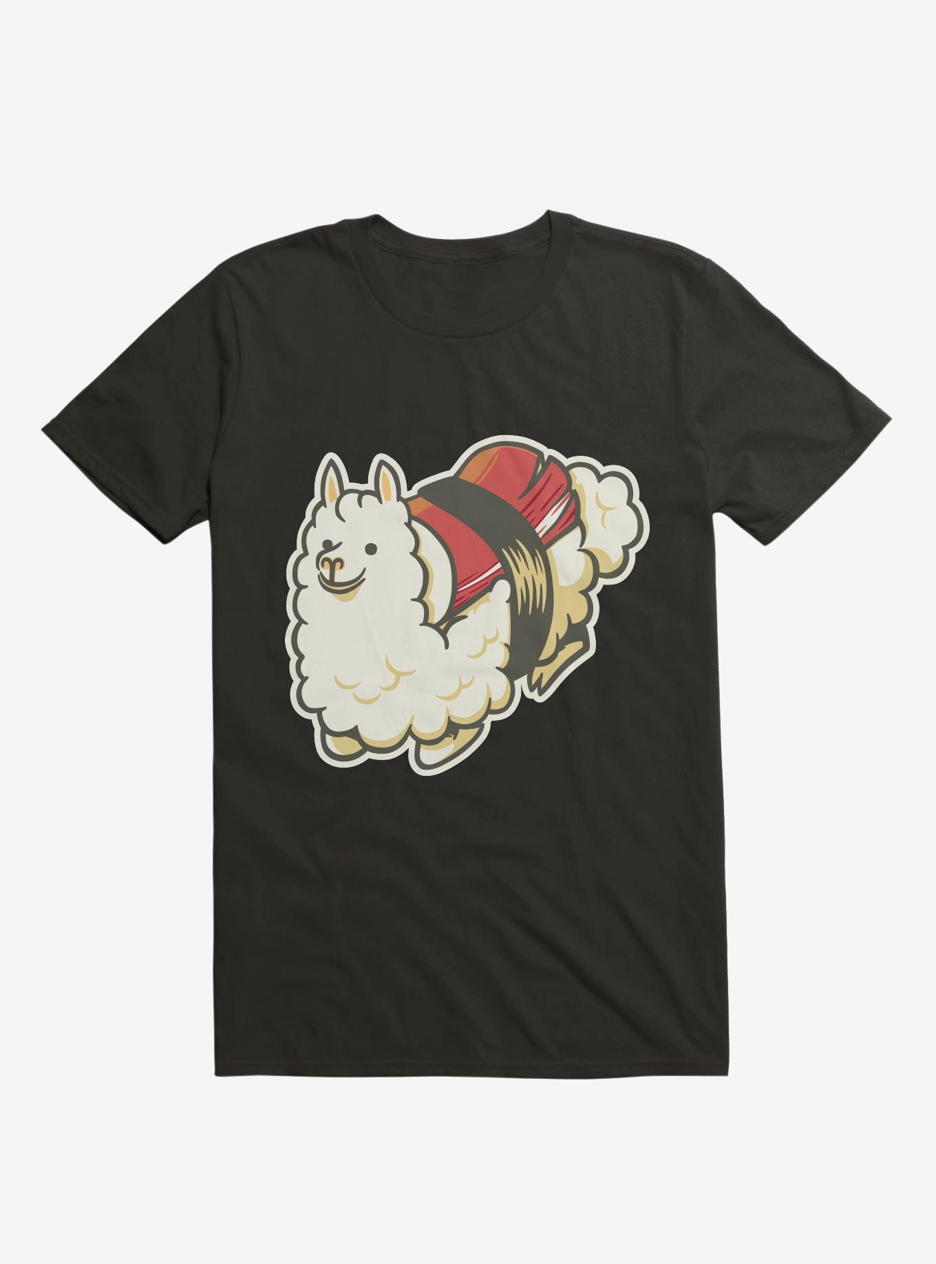 Alpaca Sushi III T-Shirt, BLACK, hi-res