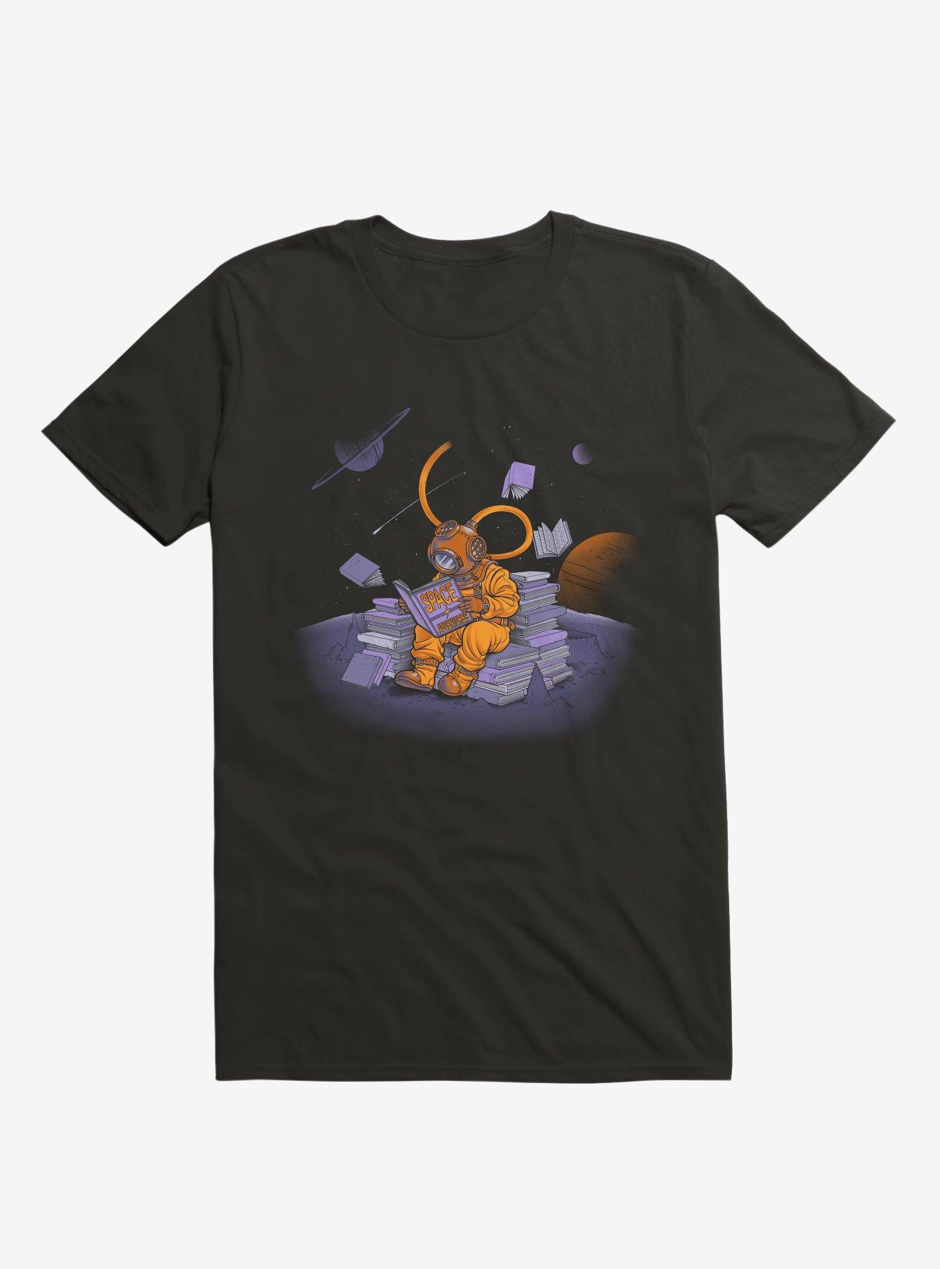 Diving Space Adventures T-Shirt, BLACK, hi-res