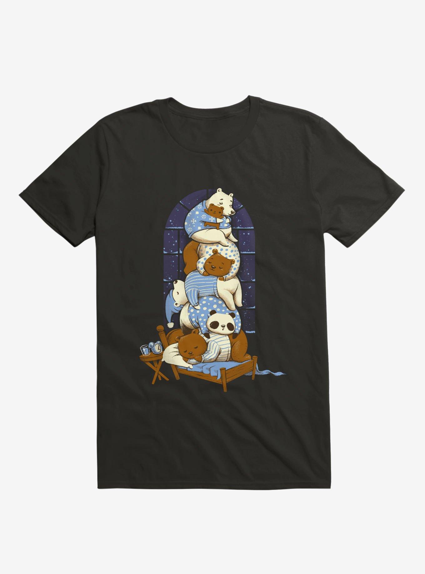 Good Night Bears T-Shirt, BLACK, hi-res