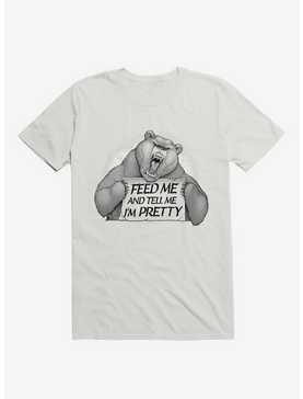 Feed Me And Tell Me I'm Pretty Bear T-Shirt, , hi-res