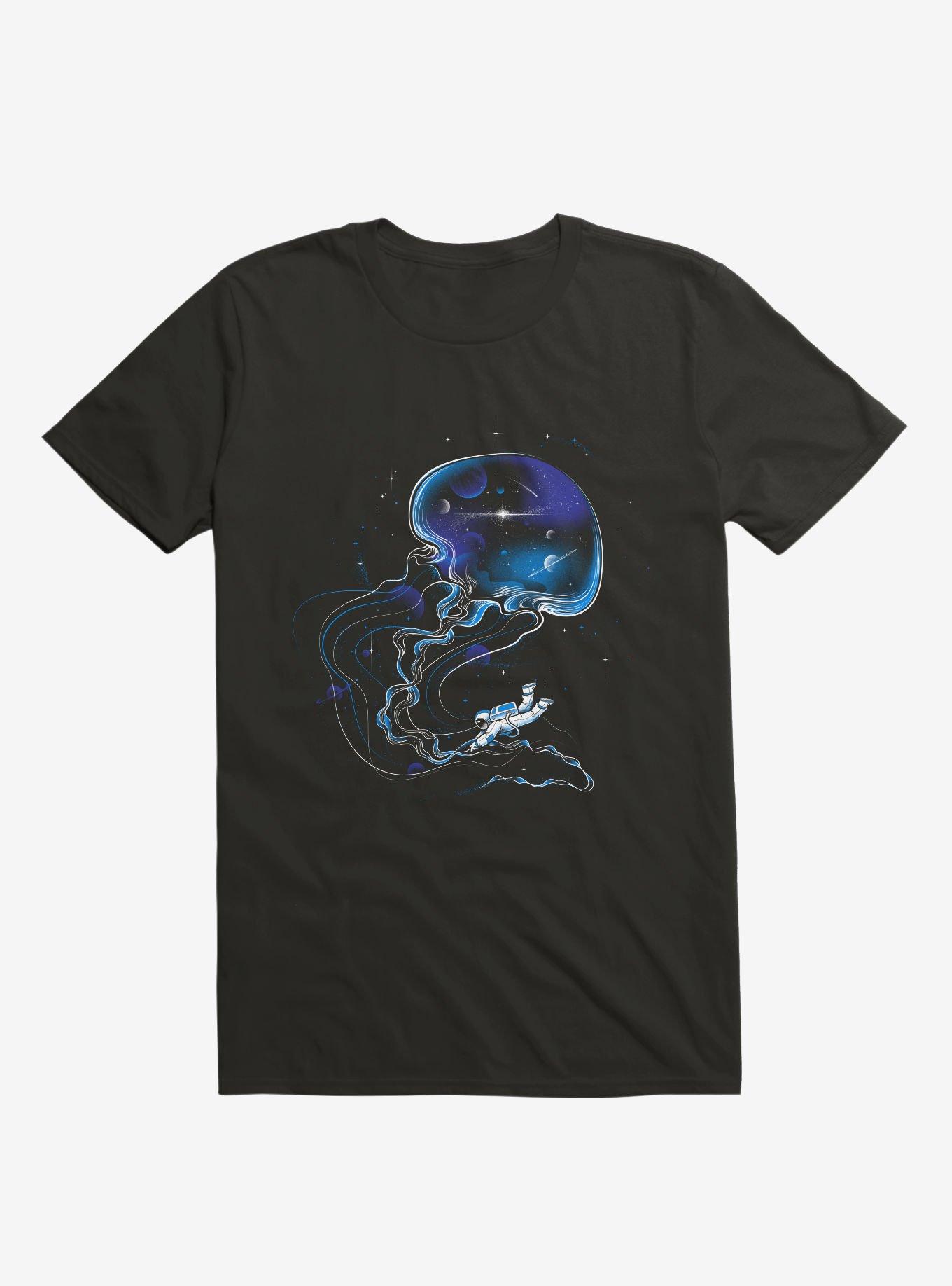 Universe Is A Big Jellyfish T-Shirt, BLACK, hi-res