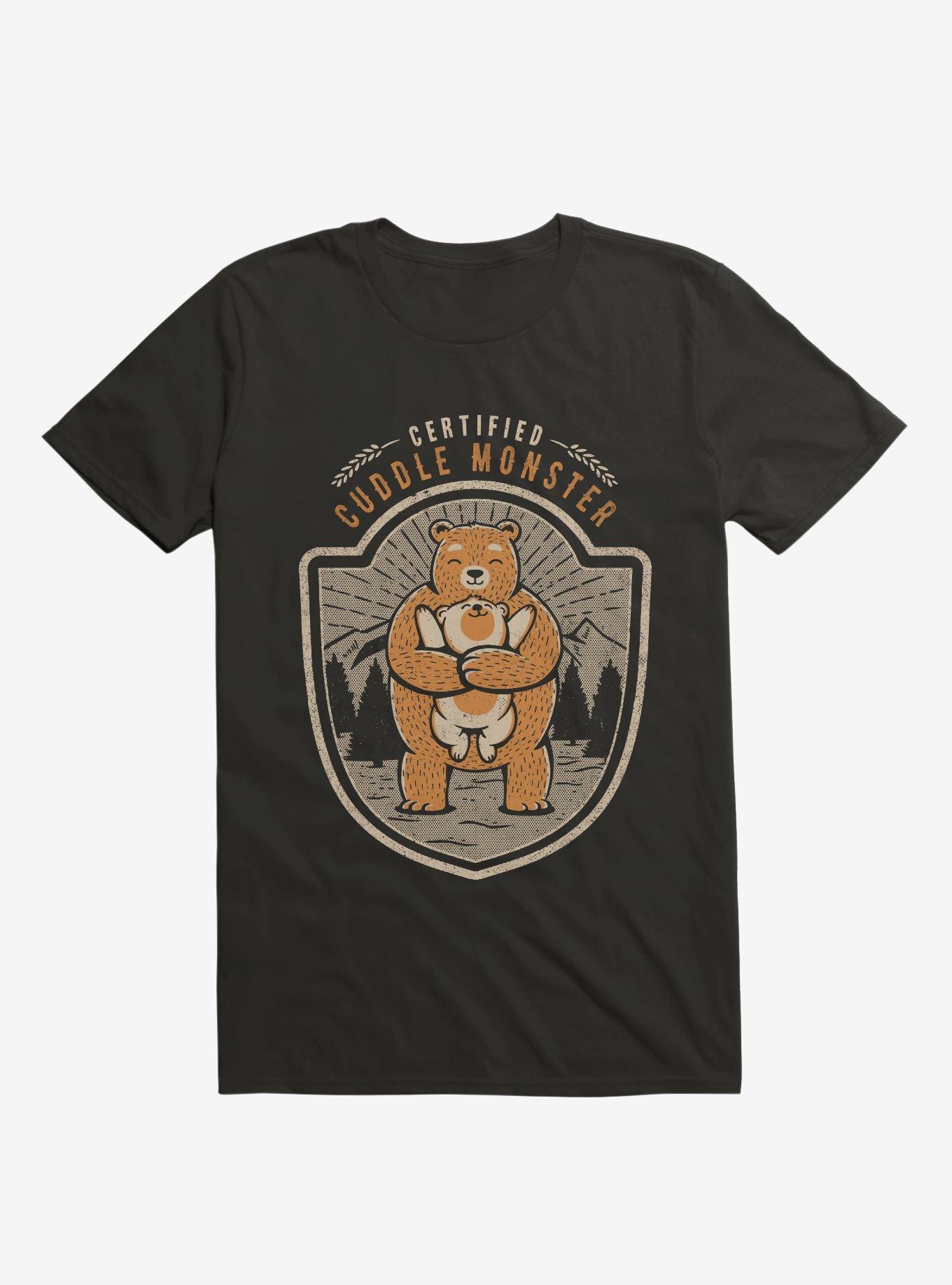 Certified Cuddle Monster T-Shirt, BLACK, hi-res