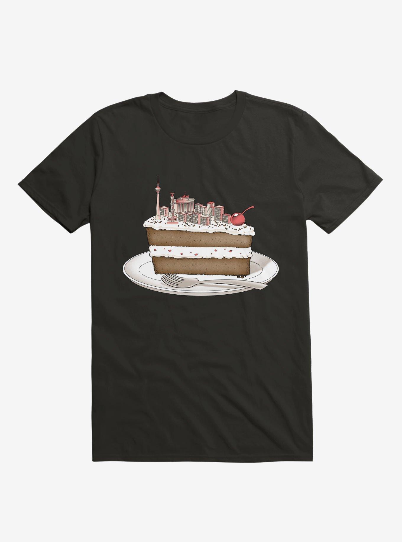 Hungry For Travels: Slice Of Berlin T-Shirt, BLACK, hi-res