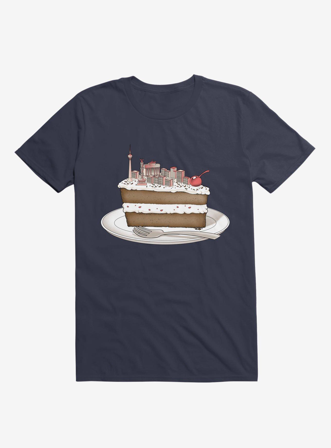 Hungry For Travels: Slice Of Berlin T-Shirt, NAVY, hi-res
