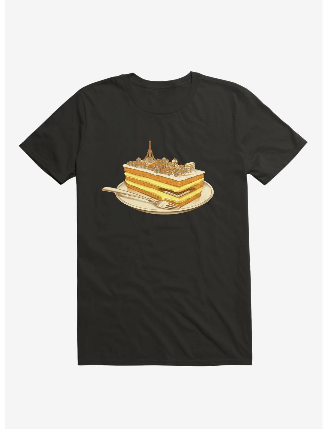 Hungry For Travels: Slice Of Paris T-Shirt, BLACK, hi-res