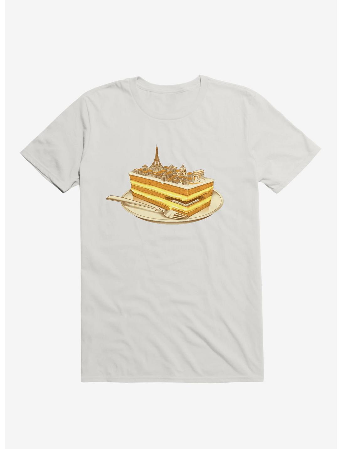 Hungry For Travels: Slice Of Paris T-Shirt, WHITE, hi-res