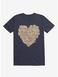 I Love Cats Heart T-Shirt, NAVY, hi-res