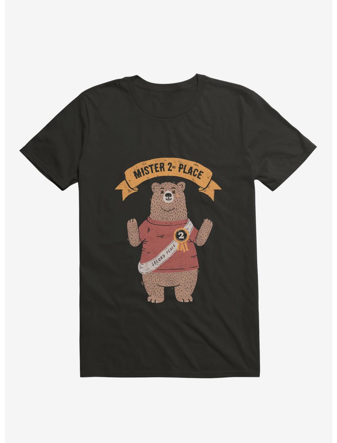 2nd Place Bear T-Shirt, BLACK, hi-res