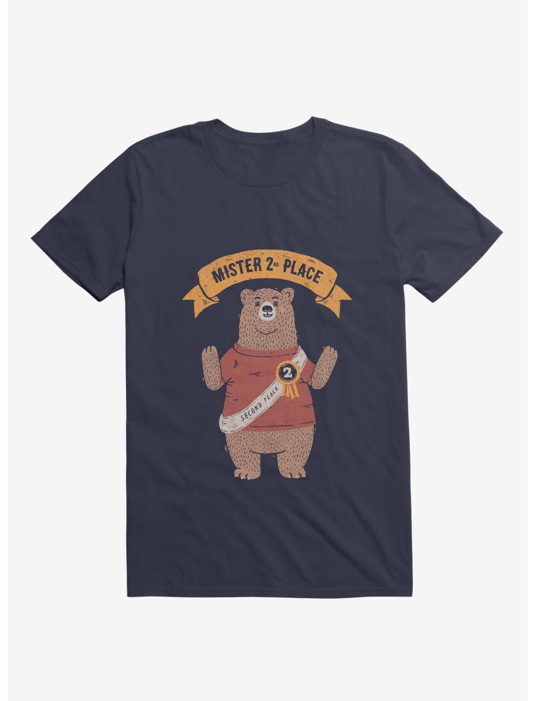 2nd Place Bear T-Shirt, NAVY, hi-res