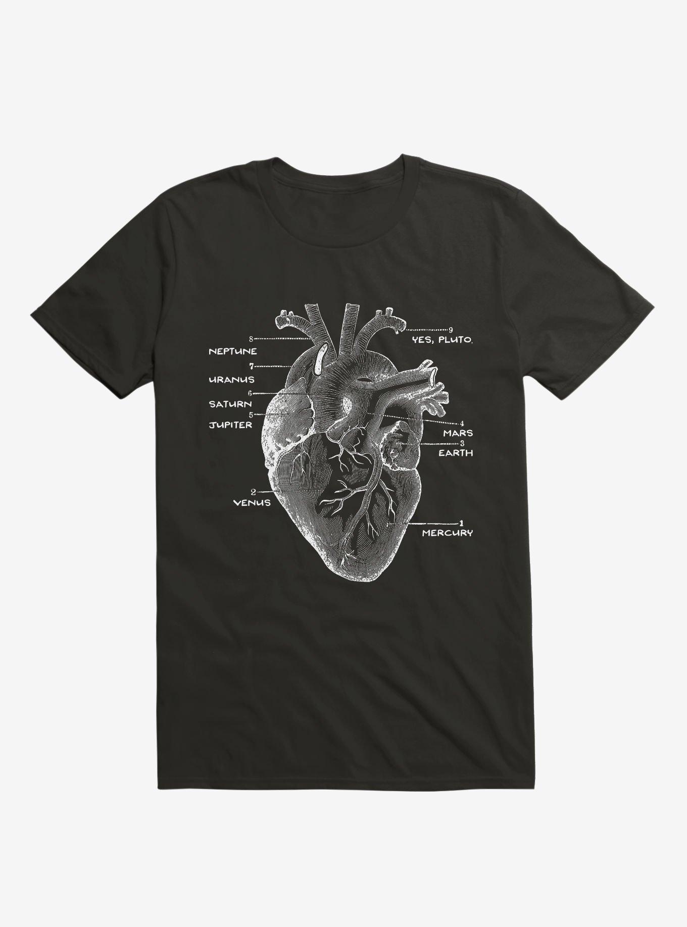 Astro Heart T-Shirt, BLACK, hi-res